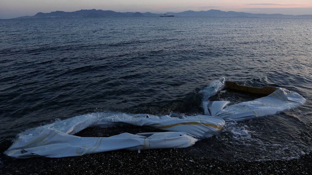 Kuvituskuvaa Kreikan edustalta.