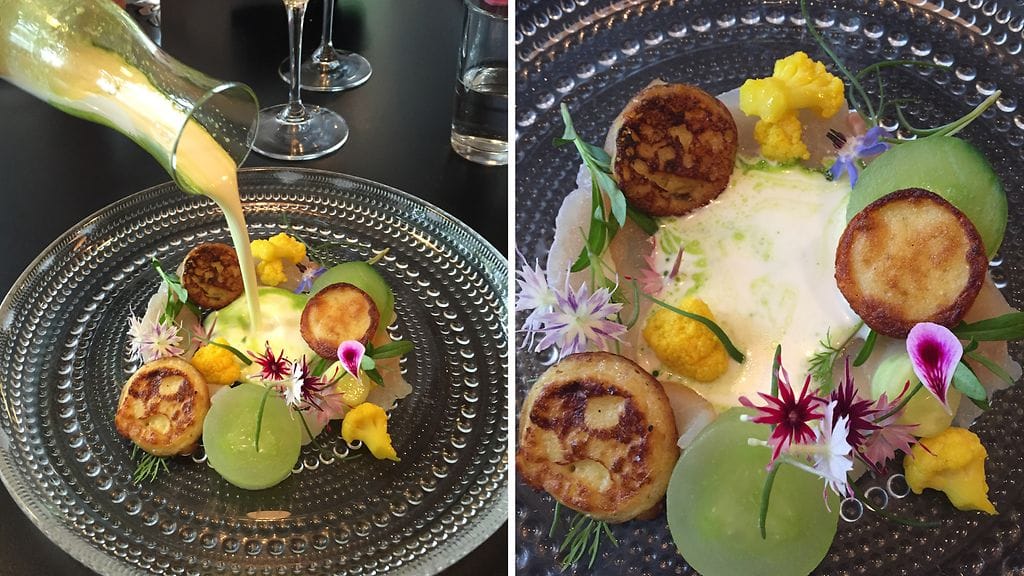 Ravintola Kaskiksen annos kesällä 2015. Kaskis ryhtyy suunnittelemaan ja valmistamaan ruokia turkulaiselle palvelukodille yhteistyössä Mehiläisen kanssa. Palvelutalon ruoat tulevat Turun Sanomien mukaan olemaan tasokasta kotiruokaa.