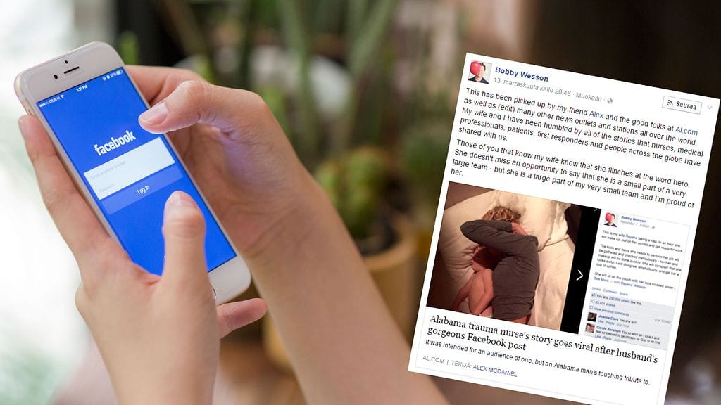 Alabamalaismiehen Facebook-päivitystä on jaettu yli satatuhatta kertaa.