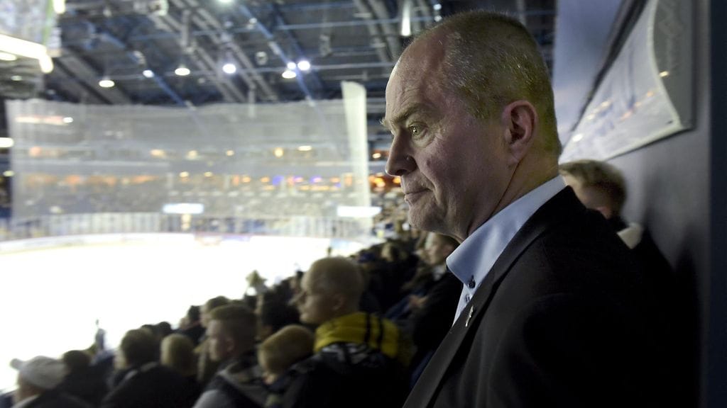 Bluesin toimitusjohtaja Jarmo Koskinen Sport-pelissä tiistaina.