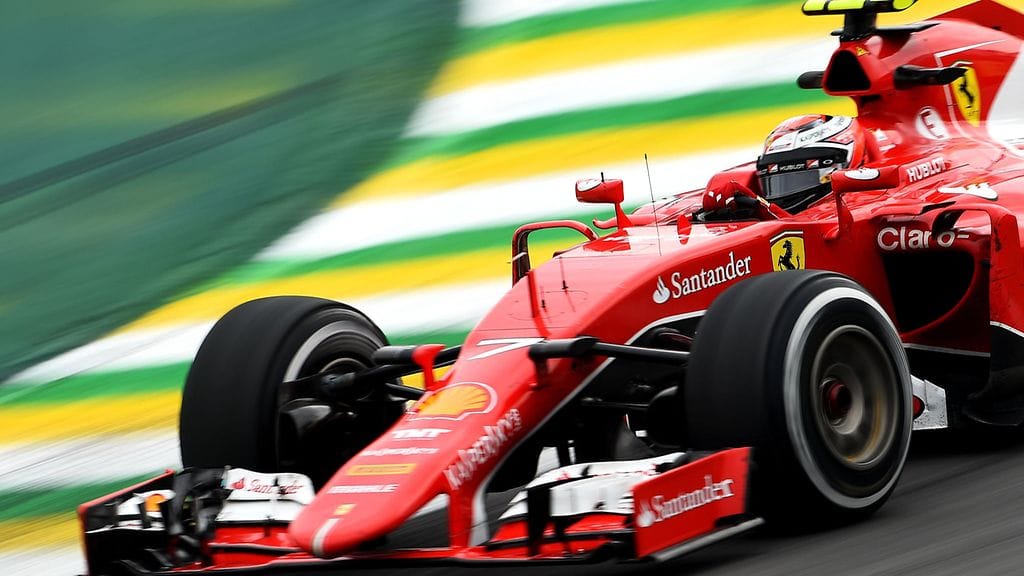 Kimi Räikkönen Interlagosin radalla viime viikonloppuna.