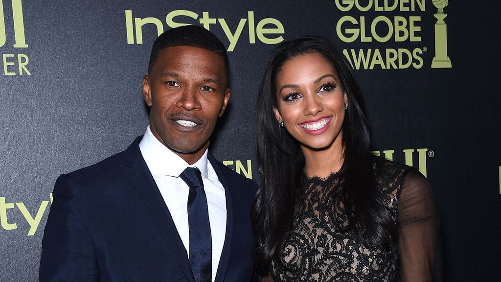 Corinne Foxx ja Jamie Foxx saapuivat yhdessä Golden Globes -kaudenavajaisiin.
Kuva: All Over Press