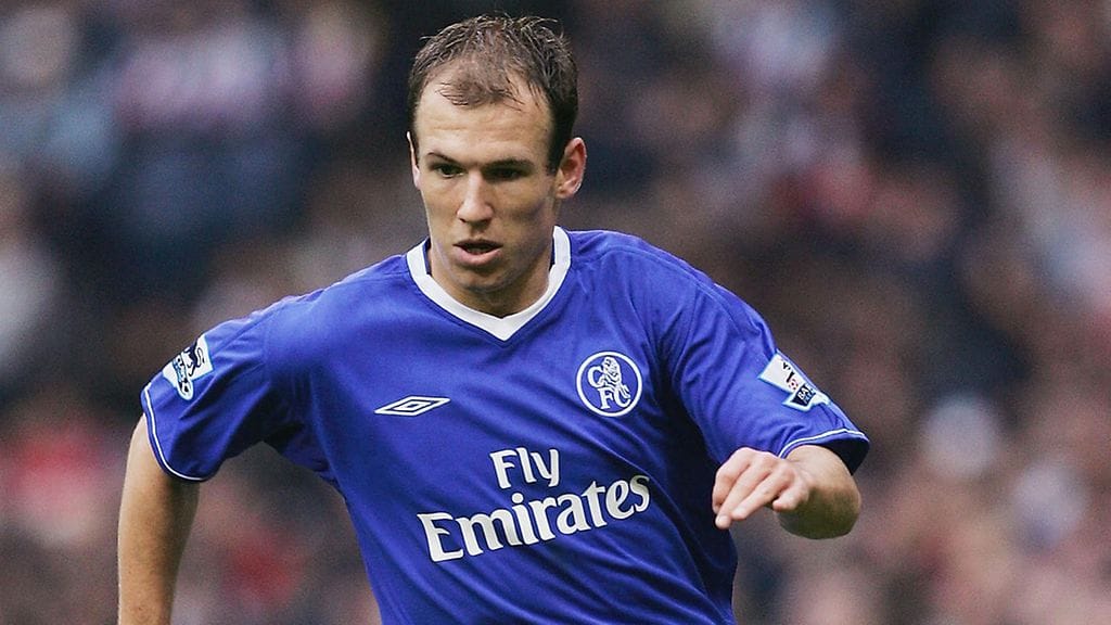 Takaisin Valioliigaan? Arjen Robben kirmasi Chelseassa 2004.