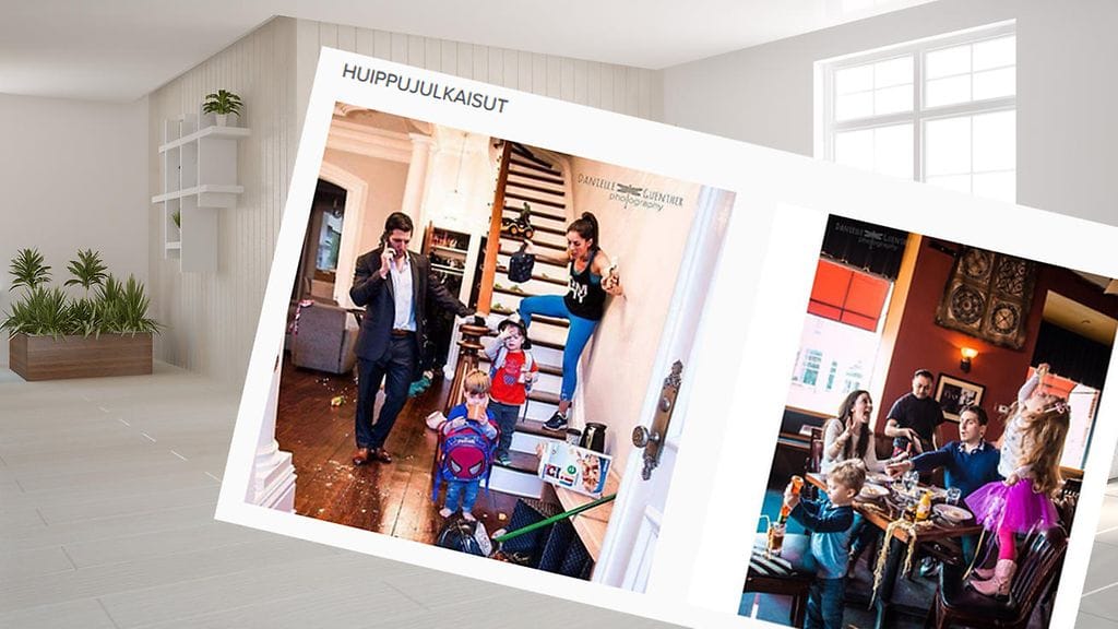 Lapsiperheen arki ei aina ole ruusuilla tanssimista. Nämä kuvat todistavat sen.