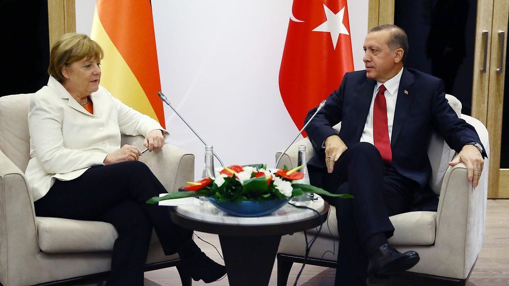 Merkel ja Erdogan vuonna 2015.