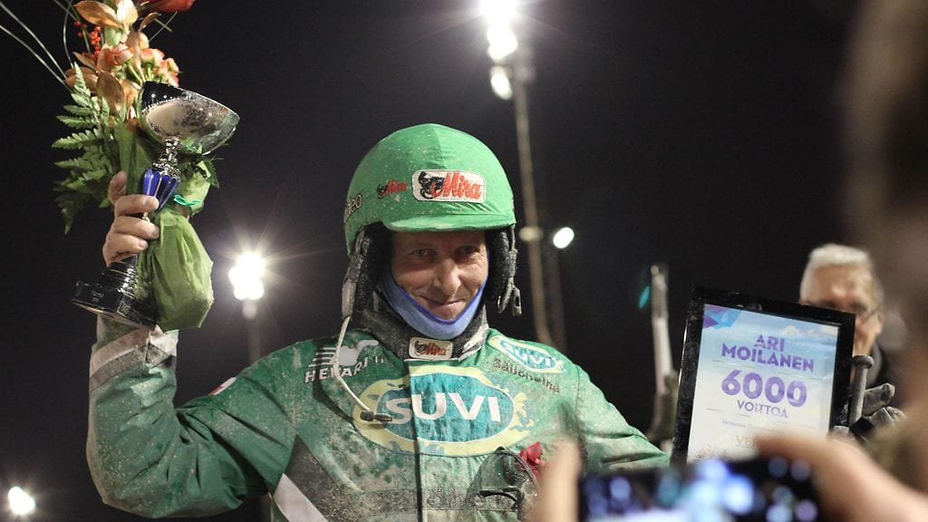 Ari Moilanen juhli 6000. voittoaan Vermossa.