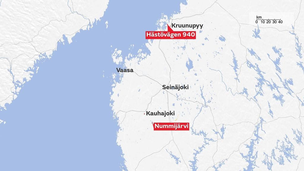 Pohjanmaa kadonneet Nummijärvi Kaarlepyy