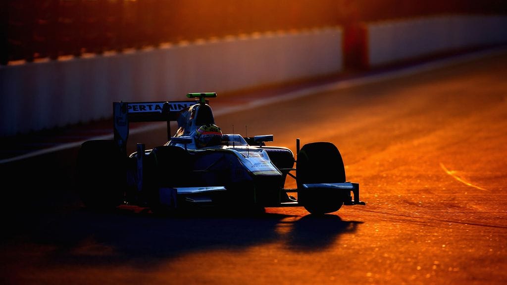 Rio Haryanto GP2-vauhdissa Sotshissa.