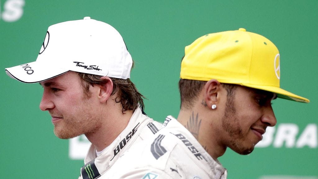 Nico Rosberg ja Lewis Hamilton