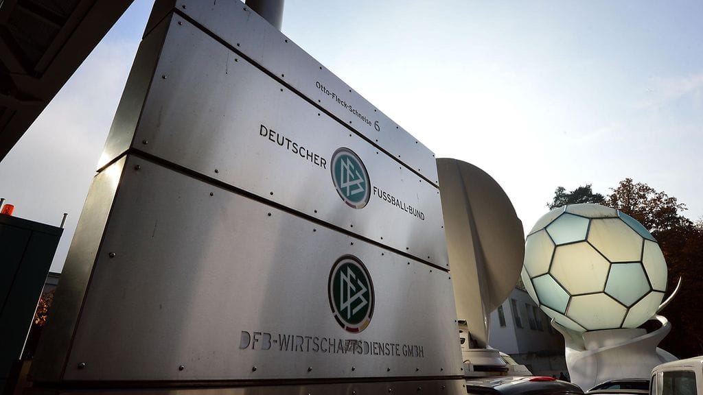 Saksan jalkapalloliiton päämaja on Frankfurtissa.