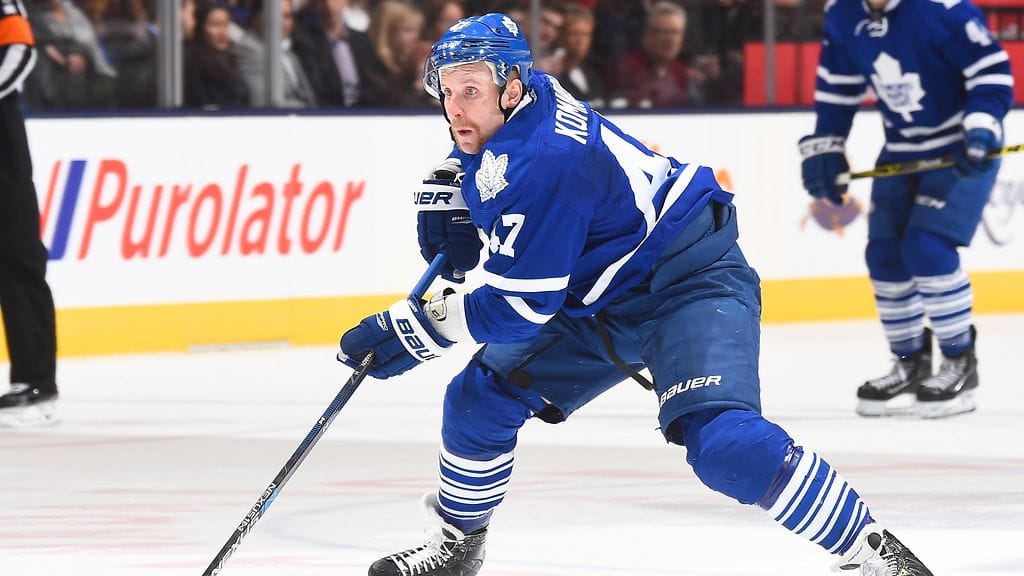 Leo Komarov juoni taas maalin.