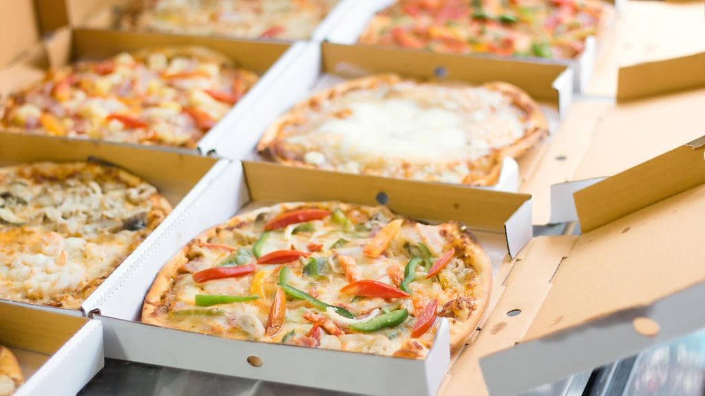 Pizzalähetys olikin onnenpotku lähetille.