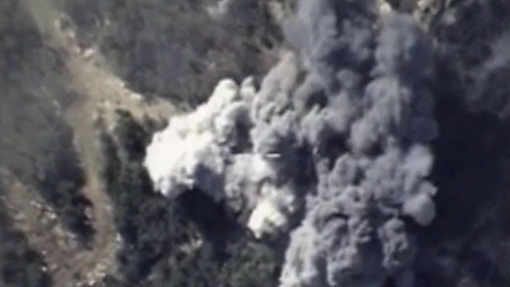 Kuvituskuvassa Venäjän puolustusministeriön kuvaa viime lokakuun ilmaiskusta Syyriassa.