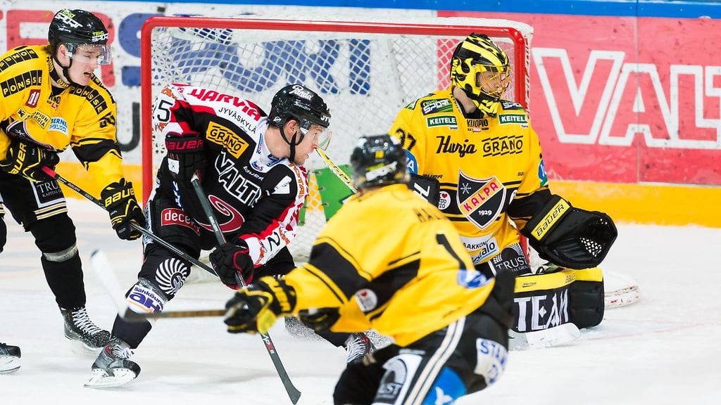 JYP ja KalPa vääntävät illalla pisteistä Jyväskylässä.