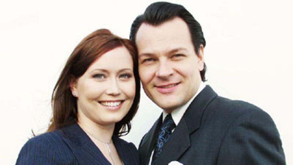 Elina ja Juha (Sanna Luostarinen ja Petri Liski)