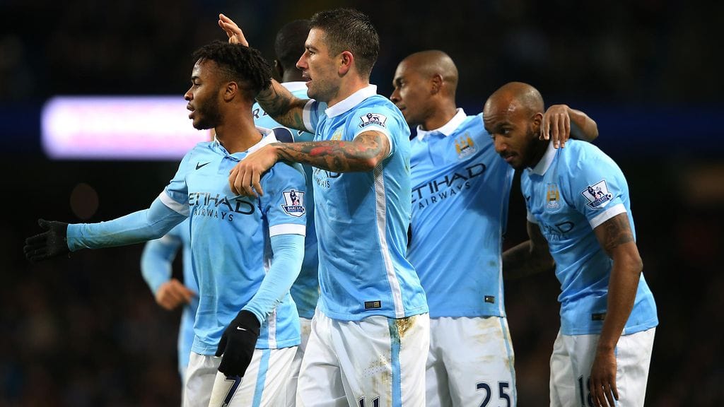 Manchester City johtaa Valioliigaa 14 pelatun kierroksen jälkeen.