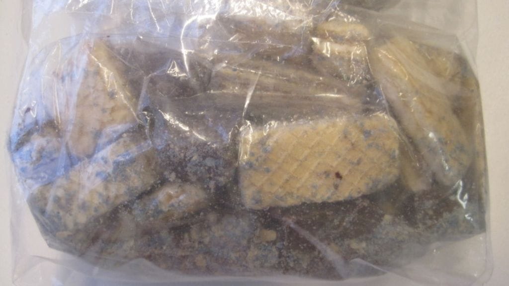 Vohveleita epäillään ryyditetyn rotanmyrkyllä. Kuva: Polizei Berlin.