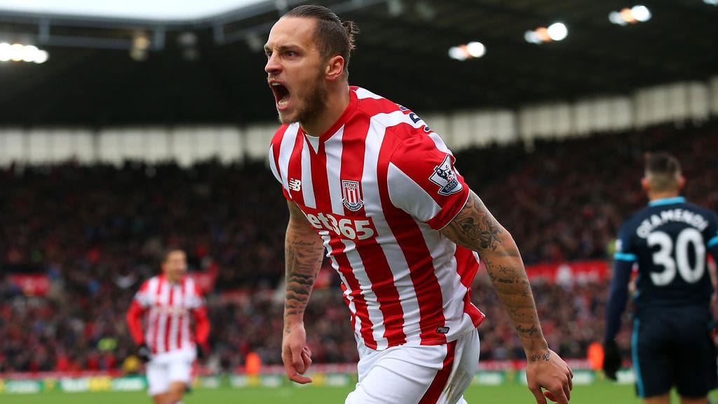 Marko Arnautovic masensi osumillaan Cityn tähtisikermän.