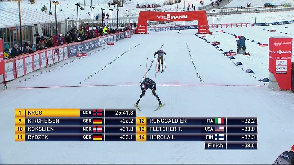 Ilkka Herola saapuu maaliin.