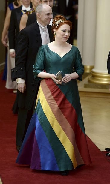 Kirjailija Siri Kolu Linnassa