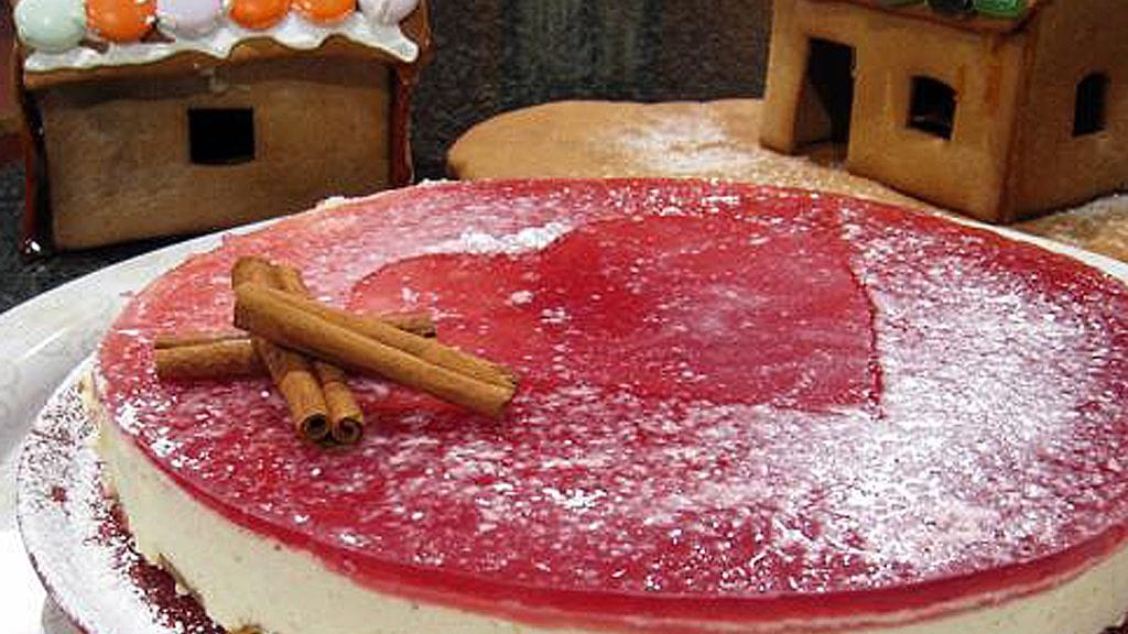 Glögi-juustokakku on joulunajan ehdoton hittiherkku.