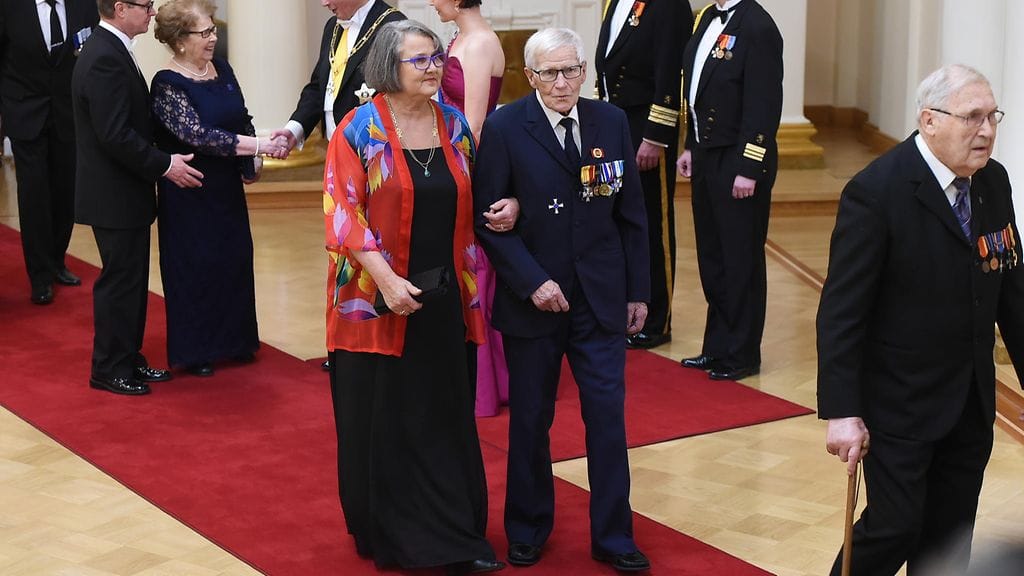 Armas Ilvo saapui Linnaan yhdessä tyttärensä Sirkan kanssa.