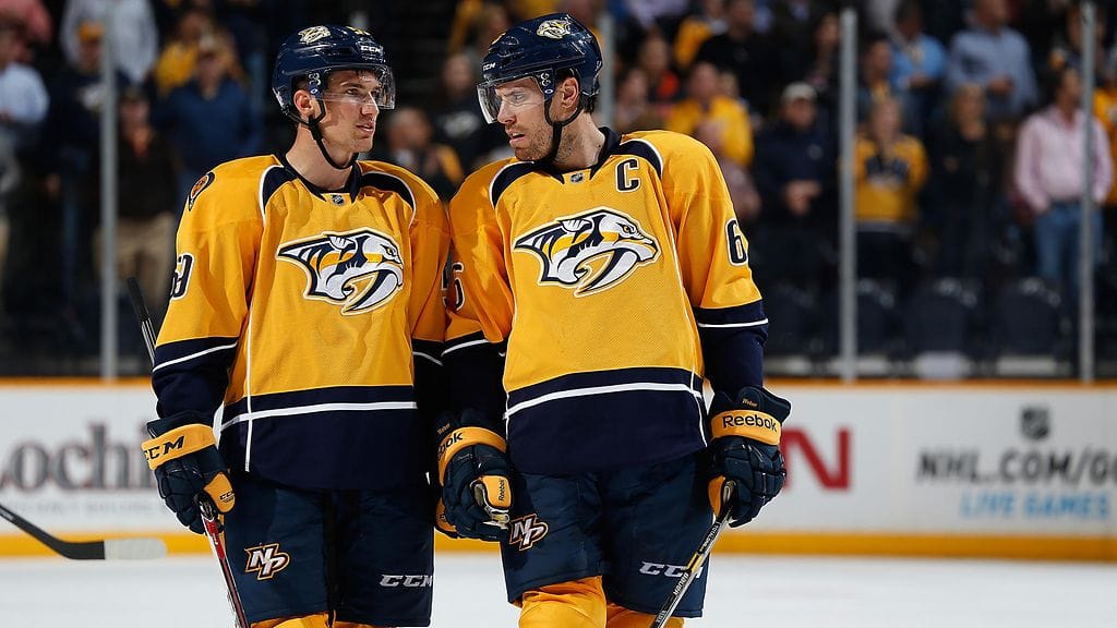 Roman Josi ja Shea Weber muodostavat yhden NHL:n parhaista pakkipareista.
