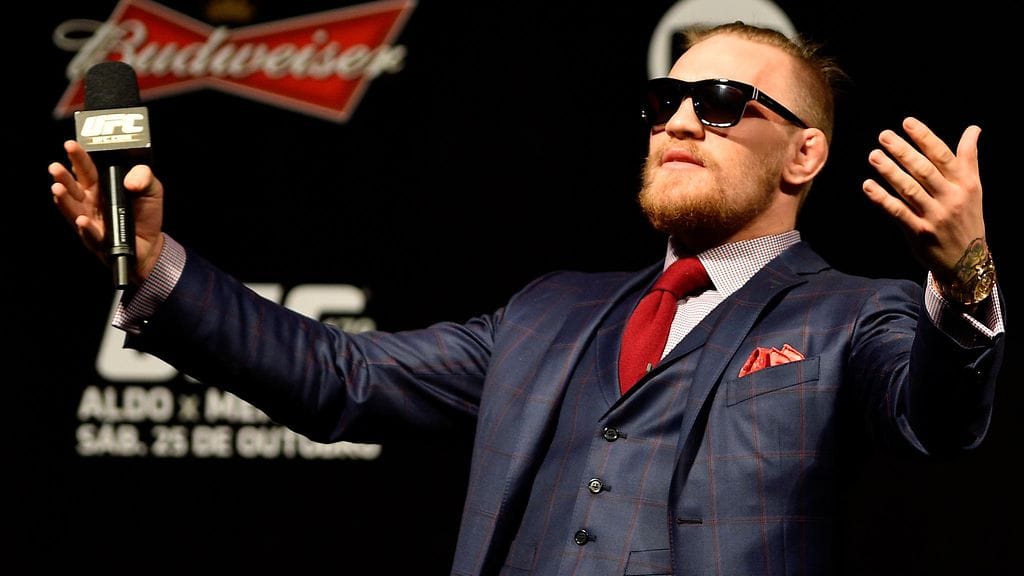 Conor McGregor on UFC:n kovin suupaltti, mutta on myös lunastanut puheitaan.