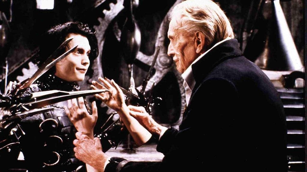 Saksikäsi Edward, Johnny Depp ja Vincent Price