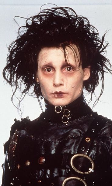 Saksikäsi Edward, johnny Depp