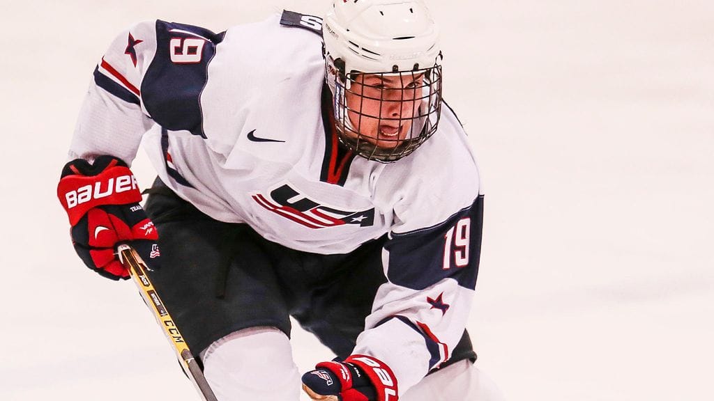 Auston Matthewsista on povattu ykkösvarausta ensi kesän NHL-draftissa.