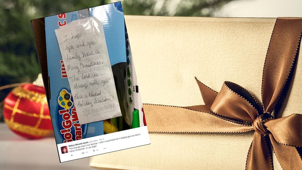 Jouluostoksilla ollutta perheenäitiä odotti kassalla yllättävä viesti.