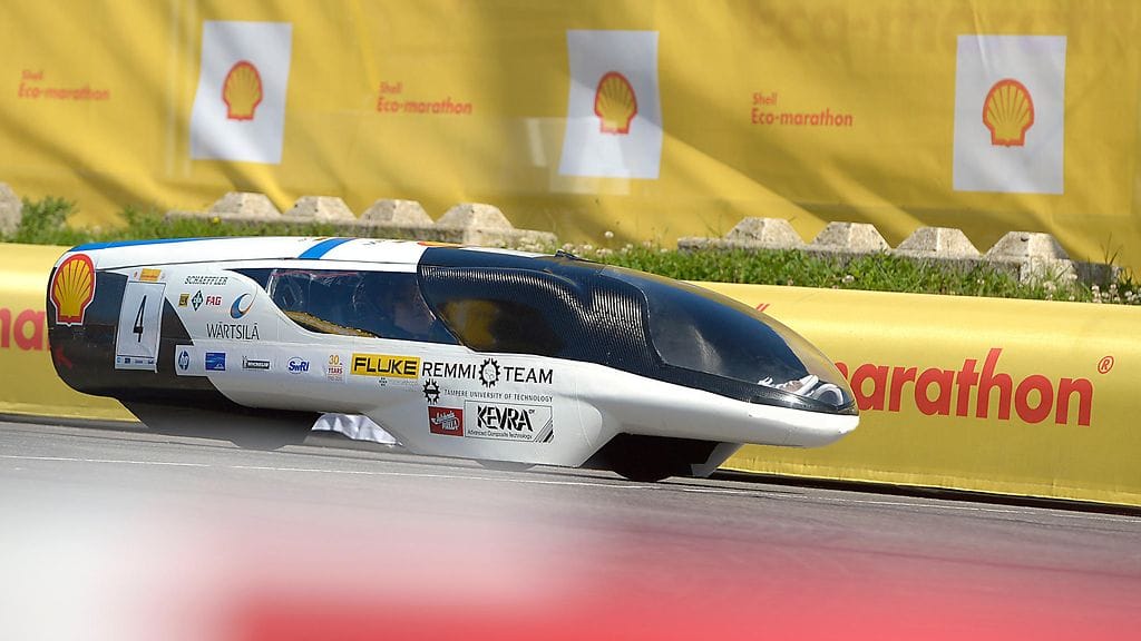 Remmi-Team osallistui Shell Eco-marathon -tapahtumaan Rotterdamissa keväällä 2015.