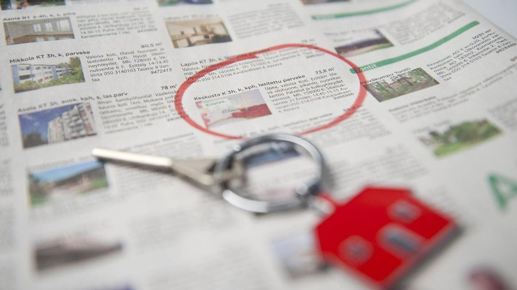 Kauppa käy nyt erityisesti uusista asunnoista.