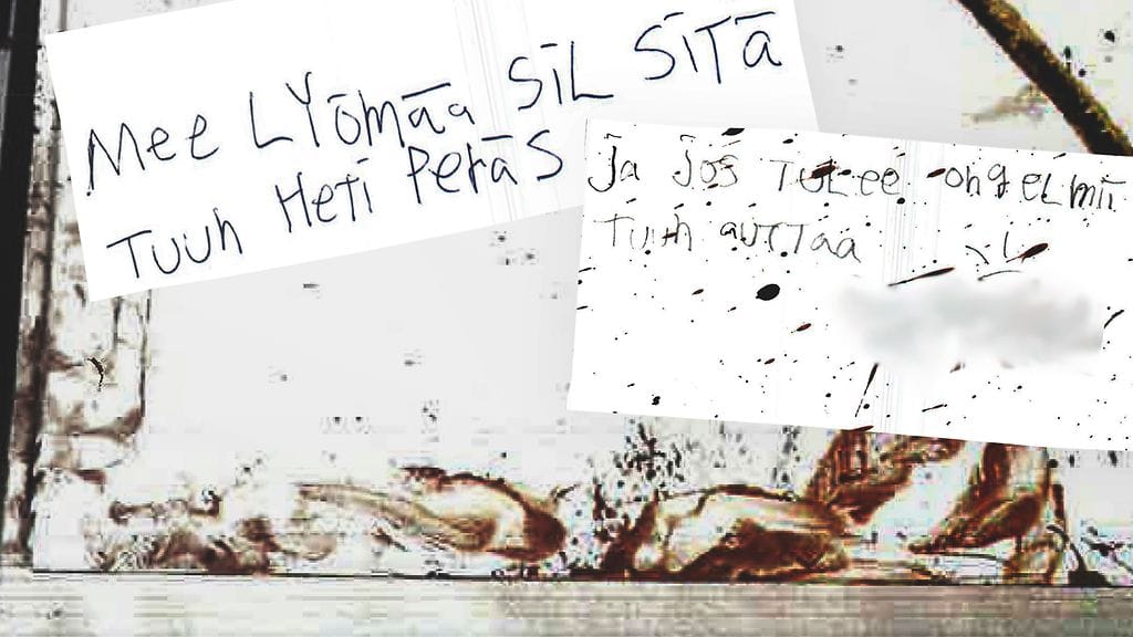 17-vuotiaat pojat suunnittelivat ohjaajaan käytettävää väkivaltaa ennen tekoa kirjelapuilla.