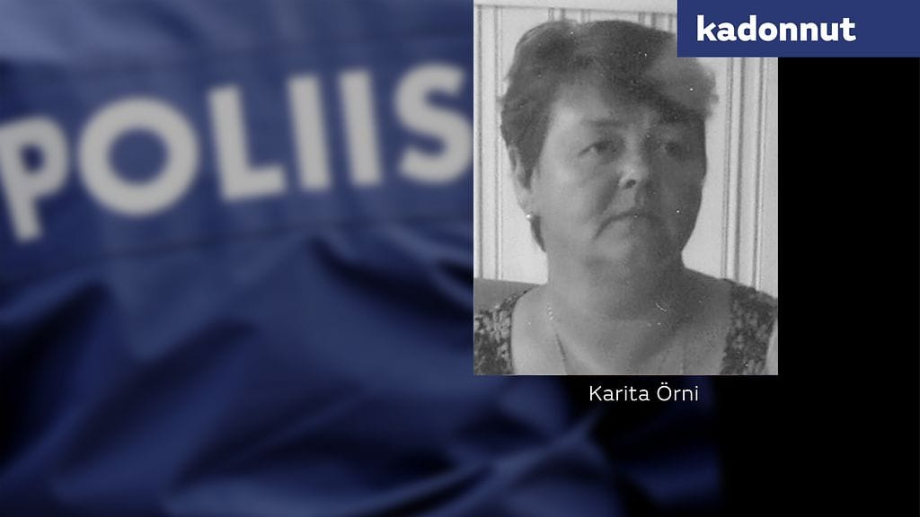Laihialainen Karita Örnistä tehtiin  viimeinen havainto maanantaina 7. joulukuuta.