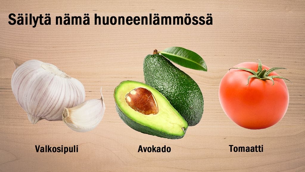 Vihannekset ja pöytä