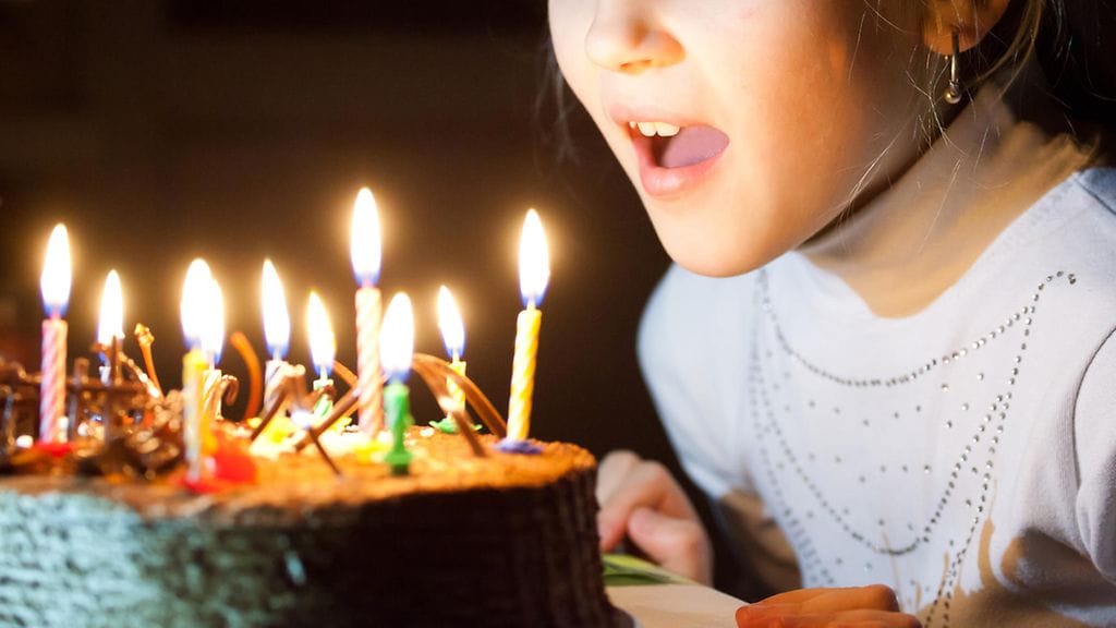 Kaikki lapset eivät halua suuria juhlia. Kuvituskuva.
