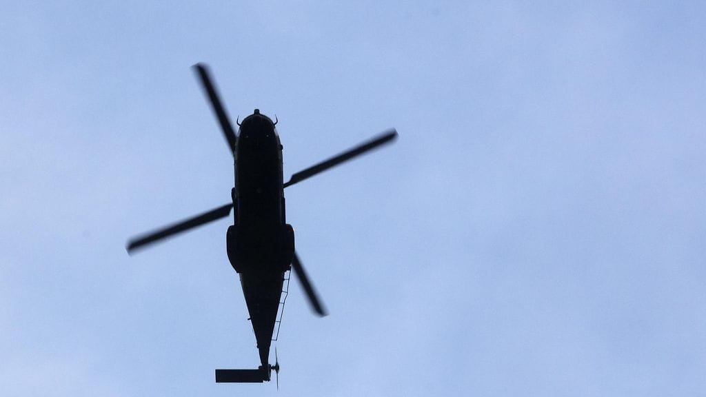 Suomen rajan laittomasta ylittämisestä epäilty helikopteri ei vastannut radiokutsuihin. Kuvituskuvassa Suomen maavoimien helikopteri.