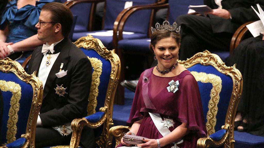 Victoria ja Daniel Nobel-juhlallisuuksissa 10.12.2015