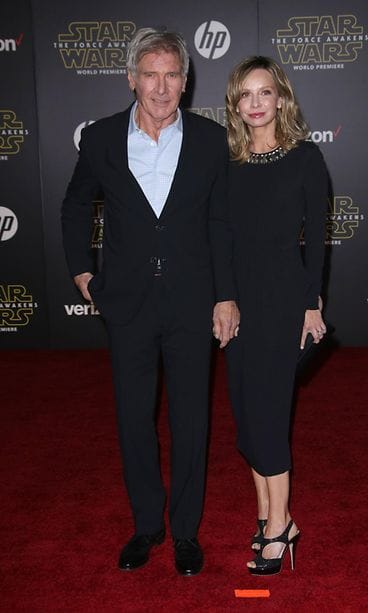Star Wars -kutsuvierasensi-ilta 14.12.2015 Harrison Ford ja Calista Flockhart