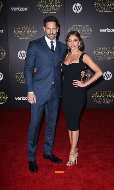 Star Wars -kutsuvierasensi-ilta 14.12.2015 Sofia Vergara ja Joe Manganiello