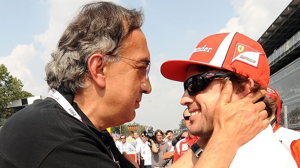 Marchionne ravisteli Alonsosta ferrarismia esiin vuonna 2011.