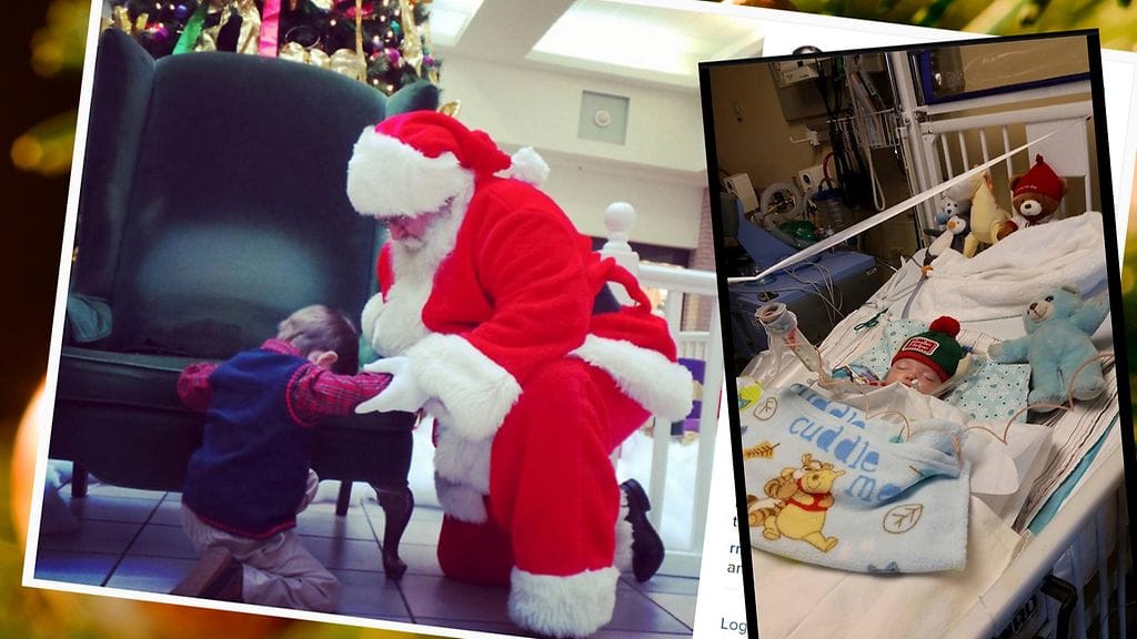 Pikkupoika pyysi joulupukkia apuun pelastaakseen sairaan vauvan hengen.