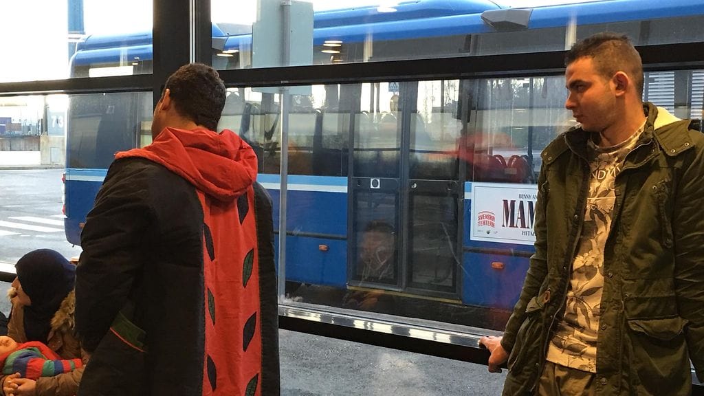 Irakilainen turvapaikanhakija mies