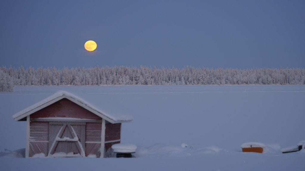 Maaseudulla jouluna kannattaa nauttia ulkoilusta.