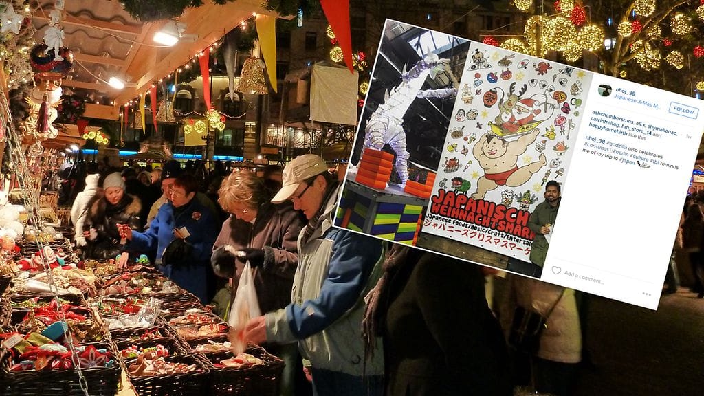 Joulumarkkinoilla myydään usein paikallisia tuotteita.