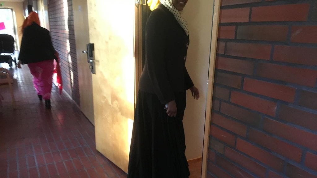 turvapaikanhakijoita vastaanottokeskuksessa Aavaranta, Kirkkonummi