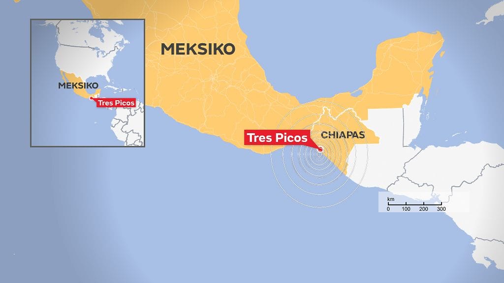 Yhdysvaltain viranomaiset mittasivat järistyksen voimakkuudeksi 6,6.