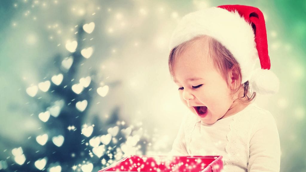 Lapsen riemu on yksi joulun liikuttavimmista asioista.